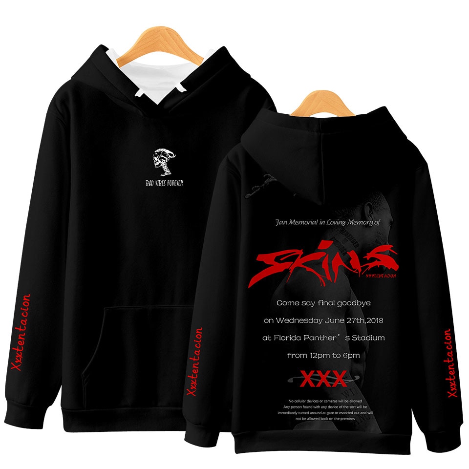 3D XXXTENTACION Hoodies Sweatshirt Fashion Soft Winter/Autumn Hoodies