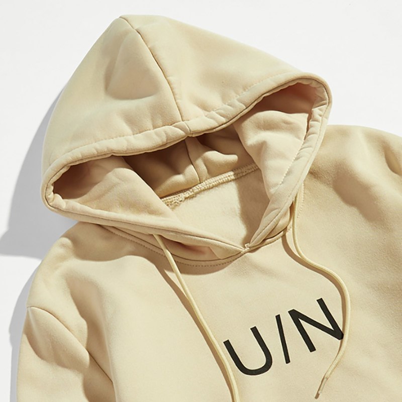 Men Khaki Letter Print Pocket Hoodie Sweatshirt Mankind Autumn Casual Long Sleeve Men Khaki Letter Print Pocket Hoodie Sweatshirt Mankind Autumn Casual Long Sleeve