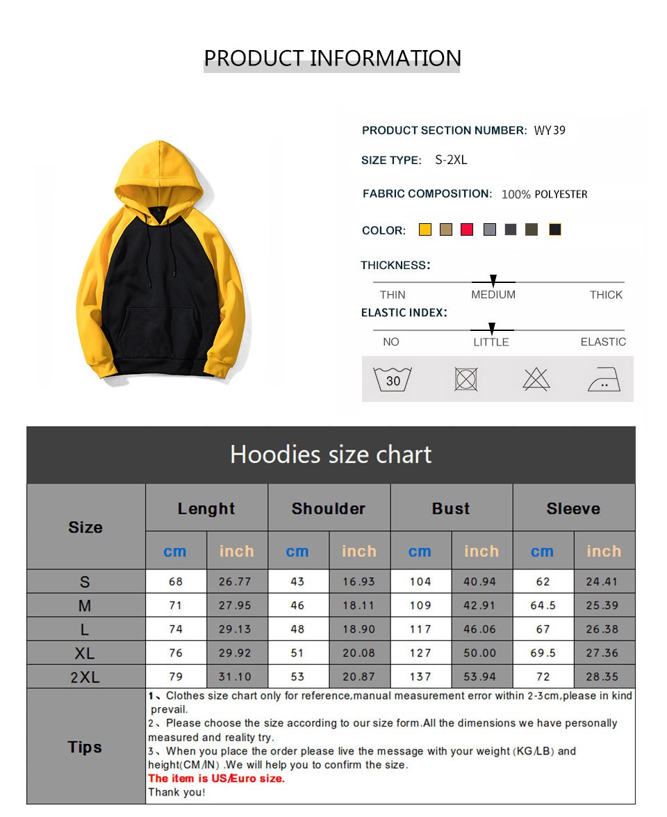 Men Hoodies Sweatshirt Fashion Quality Patchwork Streetwear Mens Tracksuit