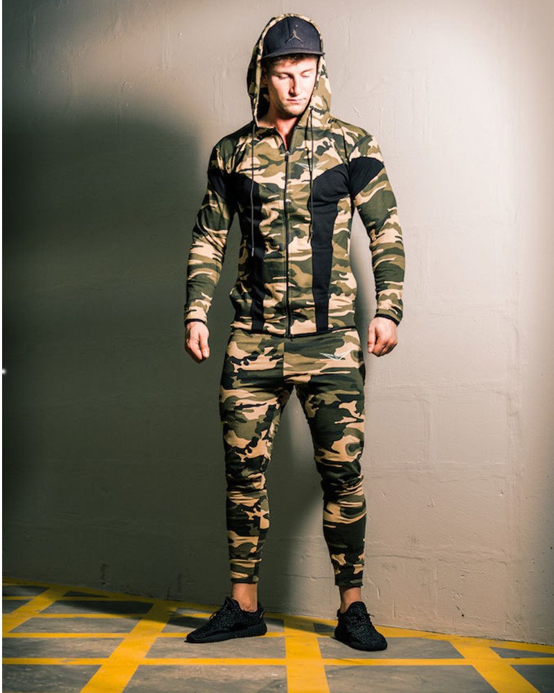 New fashion spring autumn mens hoodies camouflage style hoodie army sweatshirt tracksuit