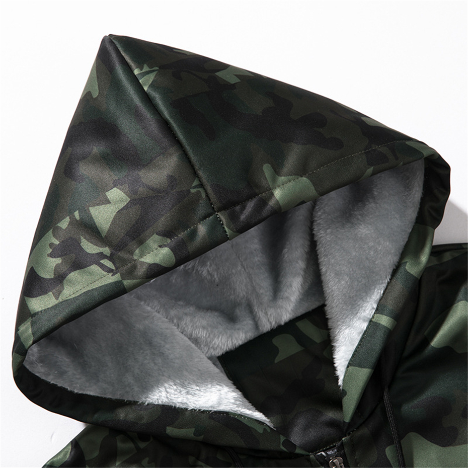 Camouflage Hoodies Mens Military Hooded Sweatshirts Hoodies Hip Hop SportWear
