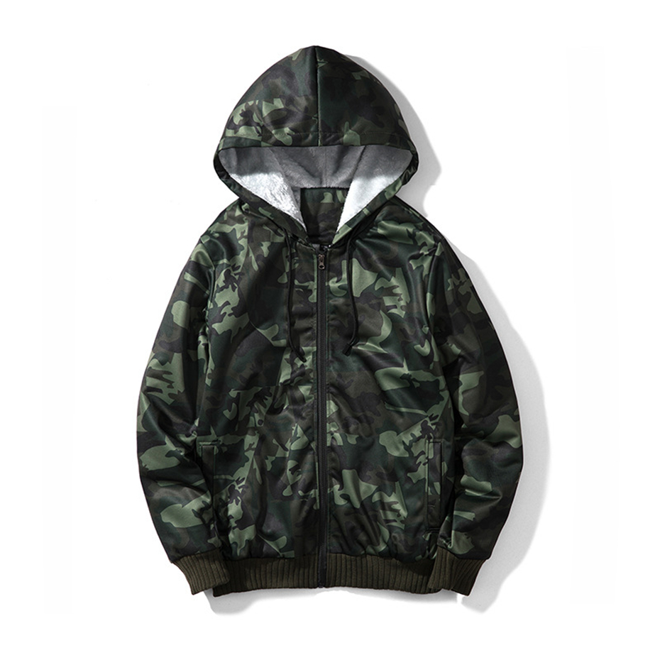 Camouflage Hoodies Mens Military Hooded Sweatshirts Hoodies Hip Hop SportWear