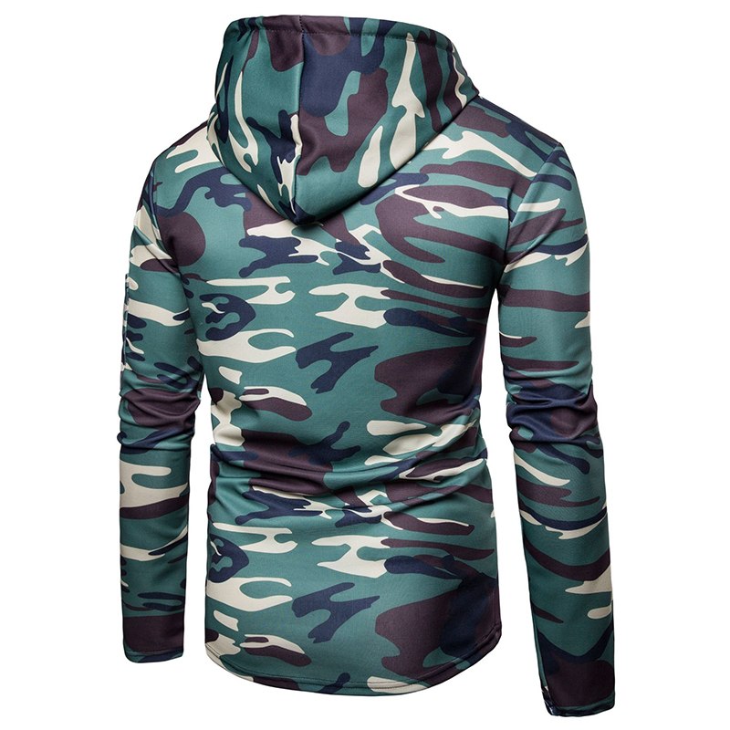 High Quality Camouflage Hoodies Men Fashion Sweatshirt Camo Hoody