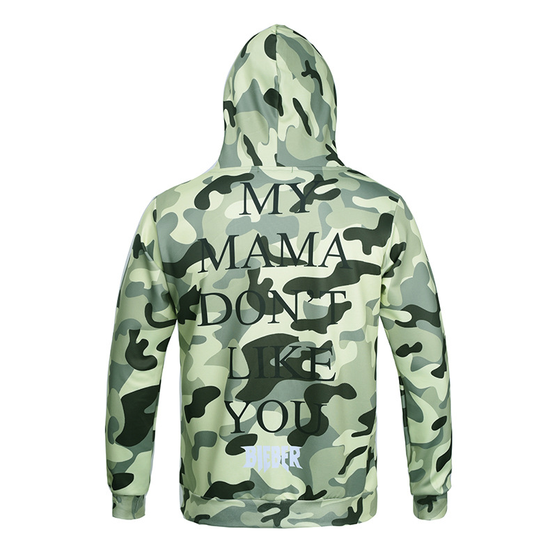 Hoodies Men Autumn Military camouflage sweatshirt Pullover Casual