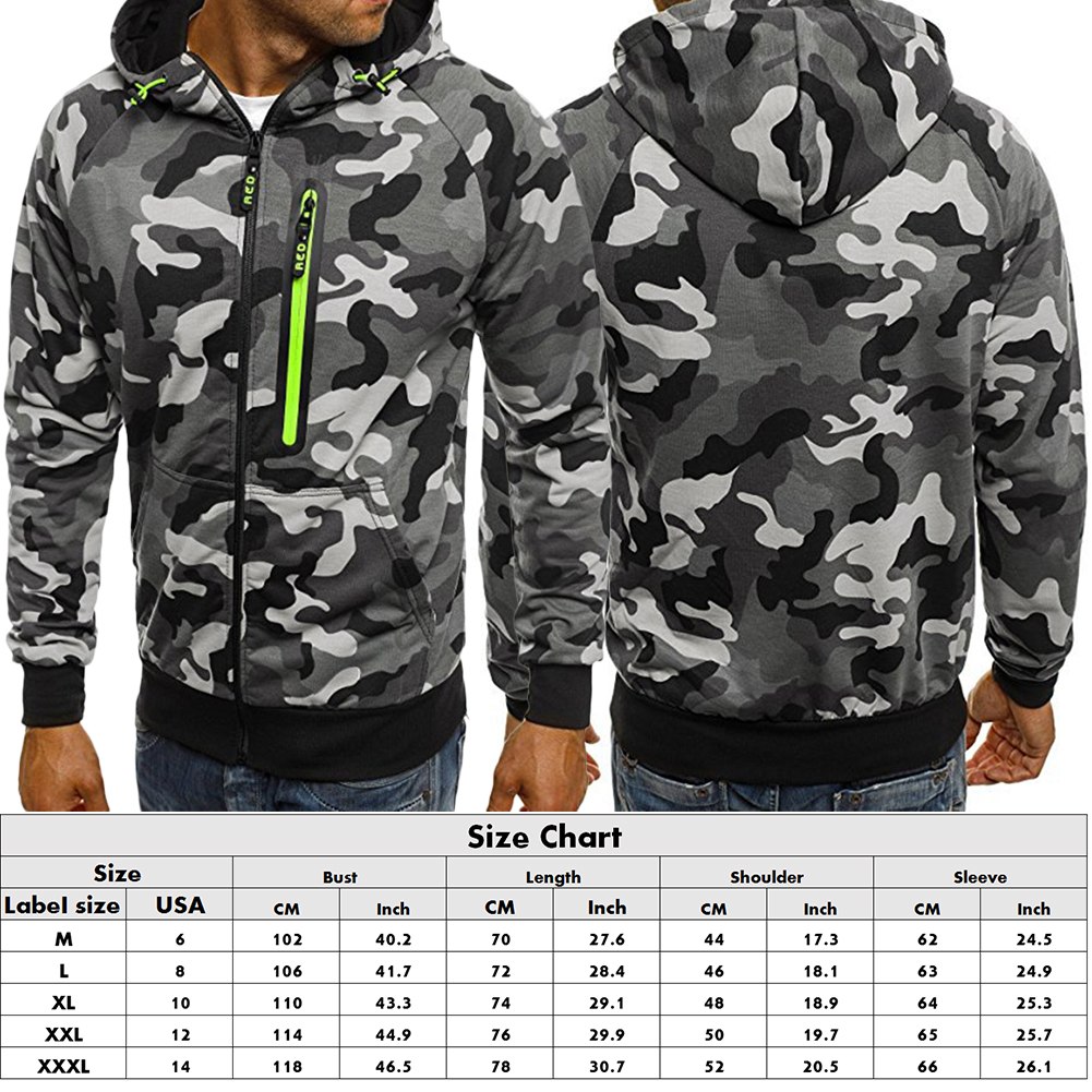 Autumn Camouflage Hoodies Men Military Style Fleece Hooded Coat Casual Camo Hoody Sweatshirt Autumn Camouflage Hoodies Men Military Style Fleece Hooded Coat Casual Camo Hoody Sweatshirt