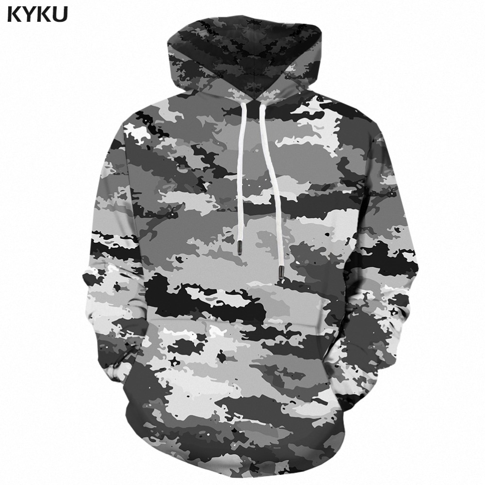 Camo Hoodies Men Camouflage Hoodie 3d Printed Sweatshirt Pullover