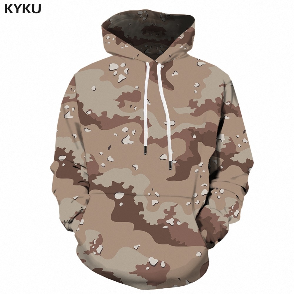 Camo Hoodies Men Camouflage Hoodie 3d Printed Sweatshirt Pullover