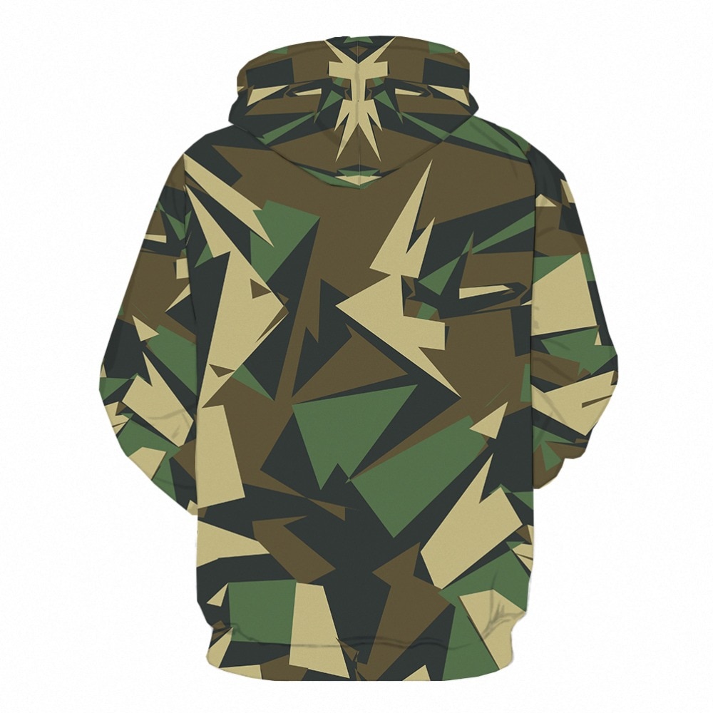 Camo Hoodies Men Camouflage Hoodie 3d Printed Sweatshirt Pullover