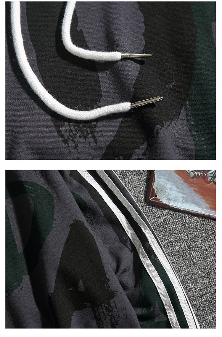 Sweatshirt Hoodies Military Style Camouflage Spring Autumn Youth Fashion