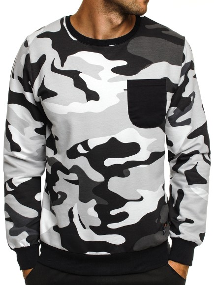 Camouflage Military Hoodies Sweatshirts Long Sleeve Printed Casual Pullovers Camo Hoodie