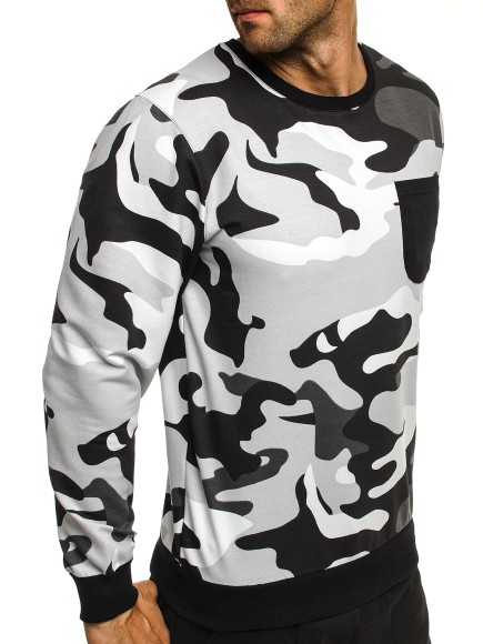 Camouflage Military Hoodies Sweatshirts Long Sleeve Printed Casual Pullovers Camo Hoodie