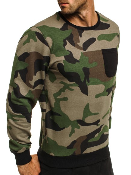 Camouflage Military Hoodies Sweatshirts Long Sleeve Printed Casual Pullovers Camo Hoodie