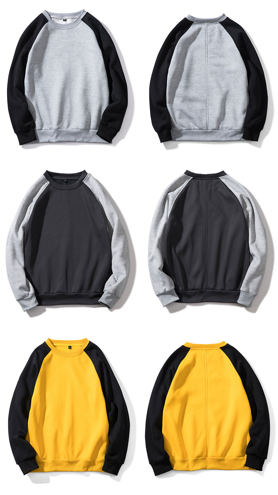 Sweatshirt Fashion Quality Sportswear EU Size Male Streetwear Pullover Patchwork