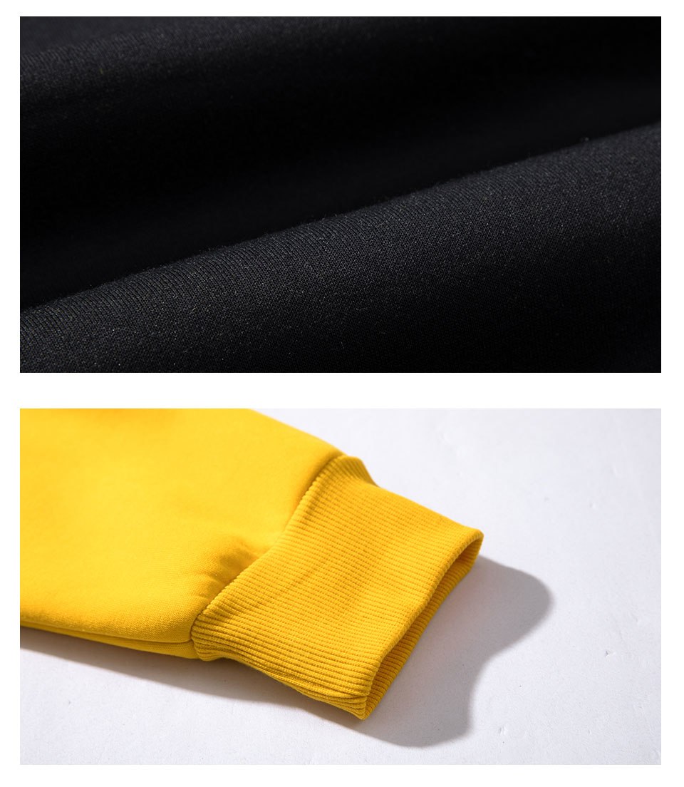 Sweatshirt Fashion Quality Sportswear EU Size Male Streetwear Pullover Patchwork