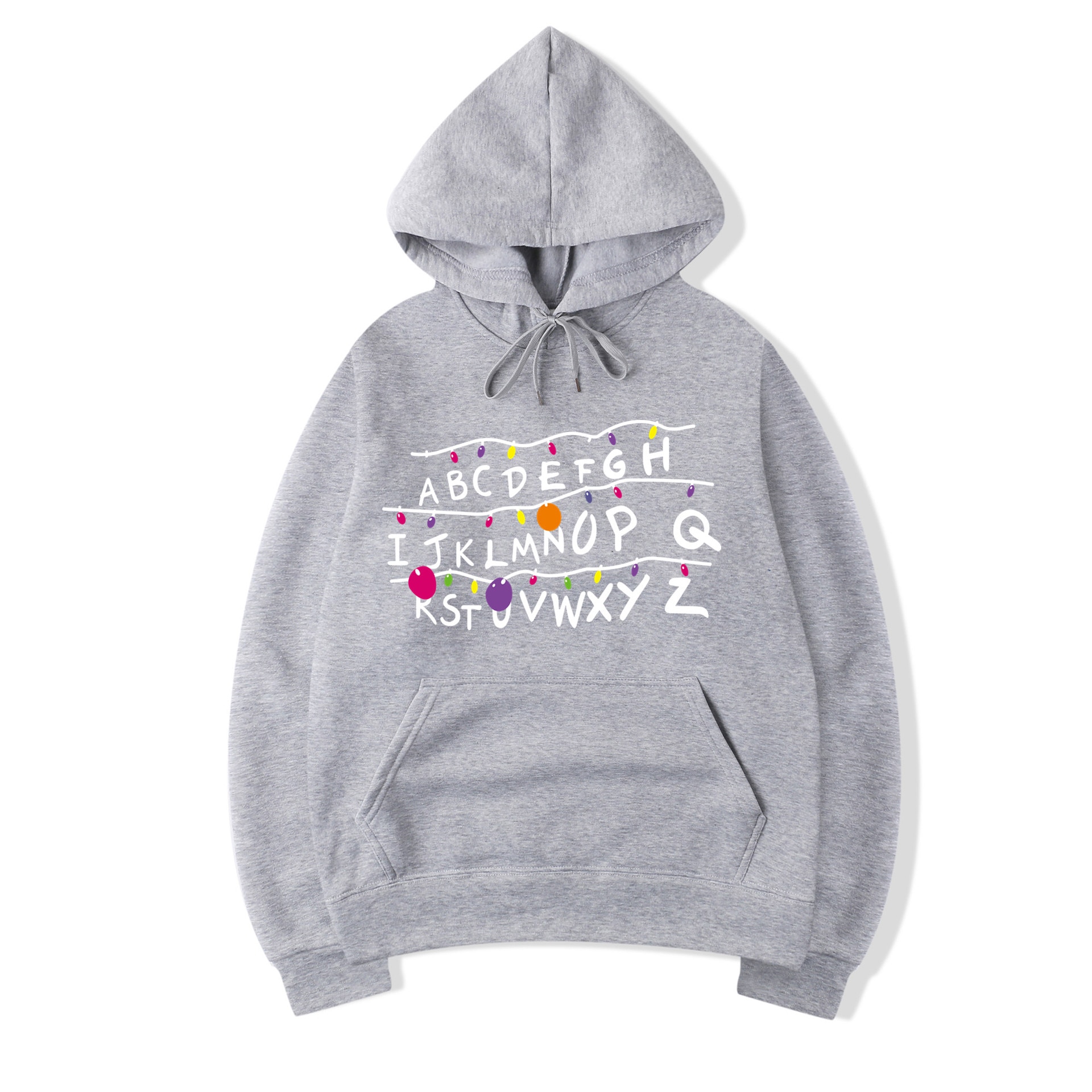 Blame Strange Monogatari Periphery Alphabet Things hoodie Men And Women Midnight Loose