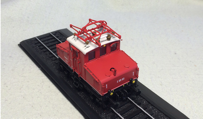 Special offer is rare 1:87 E 6903 (1912) Simulation of Static Finished Train Model Tram Model Collection