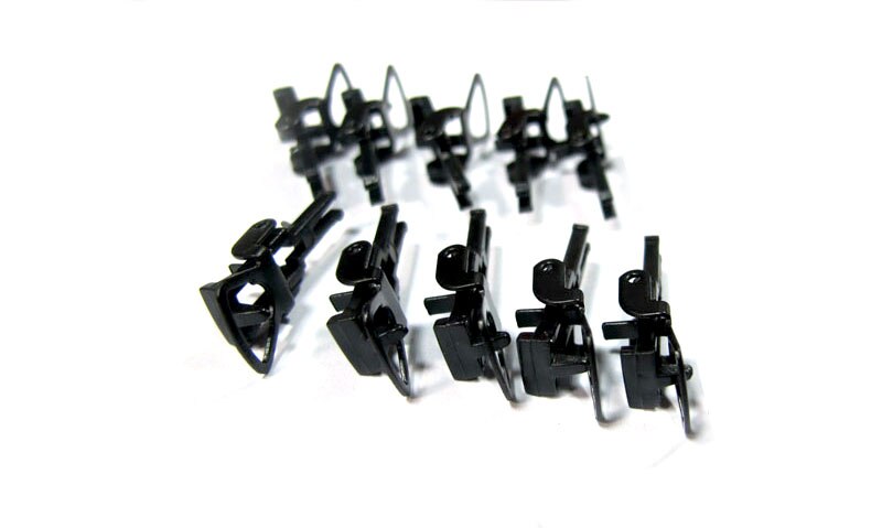 1:87 HO ratio Train model parts Universal coupler big Train hook Sand Table Scene Material 10pcs/bag