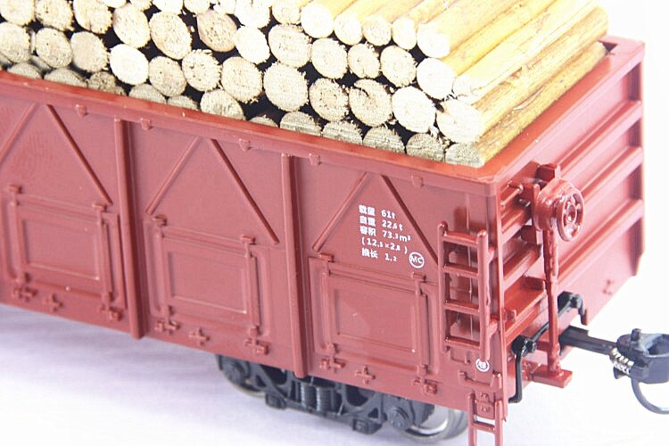 1 / 87 China Railway Car model of C64K train Gravel wood freight car Carriage number is random 1 / 87 China Railway Car model of C64K train Gravel wood freight car Carriage number is random