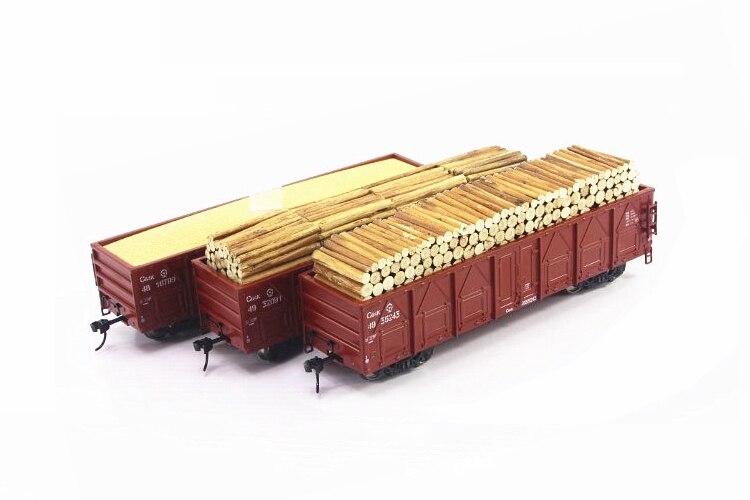 1 / 87 China Railway Car model of C64K train Gravel wood freight car Carriage number is random 1 / 87 China Railway Car model of C64K train Gravel wood freight car Carriage number is random