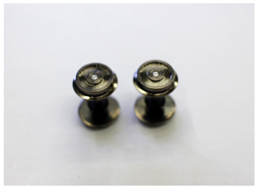 1:87 HO proportional train wheel Electric train model universal wheel accessories 6pcs/bag