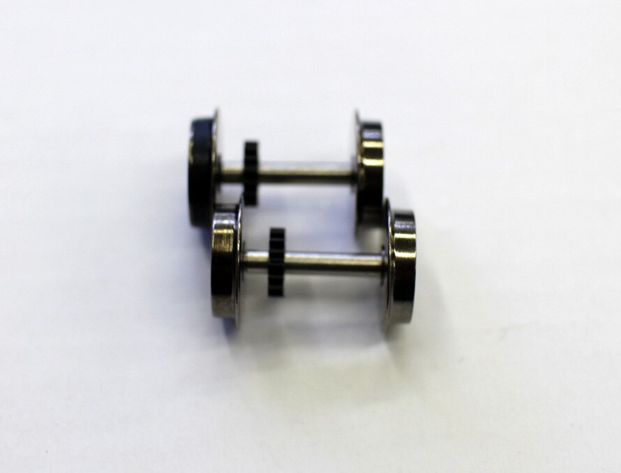 1:87 HO proportional train wheel Electric train model universal wheel accessories 6pcs/bag