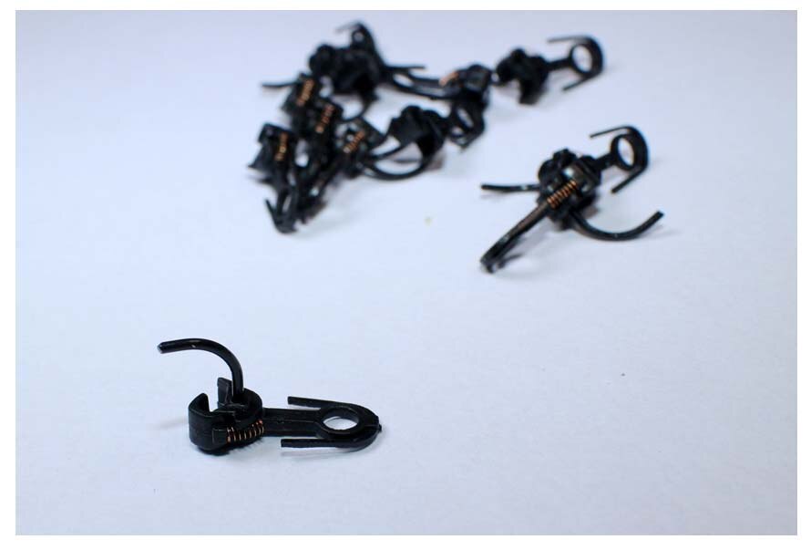1:87 HO Proportional Train Model Train coupler General refitting materials Train hook Model accessories 12pcs/bag
