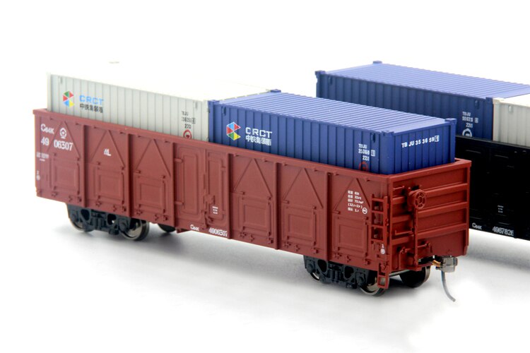 1/87 Ho ratio C64K train body of China Railway+ 20 feet Container suit Collection model 1/87 Ho ratio C64K train body of China Railway+ 20 feet Container suit Collection model