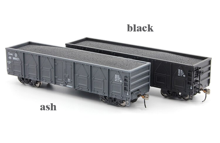 1:87 Ho ratio C64K type Coal carriage Train car model Body number random