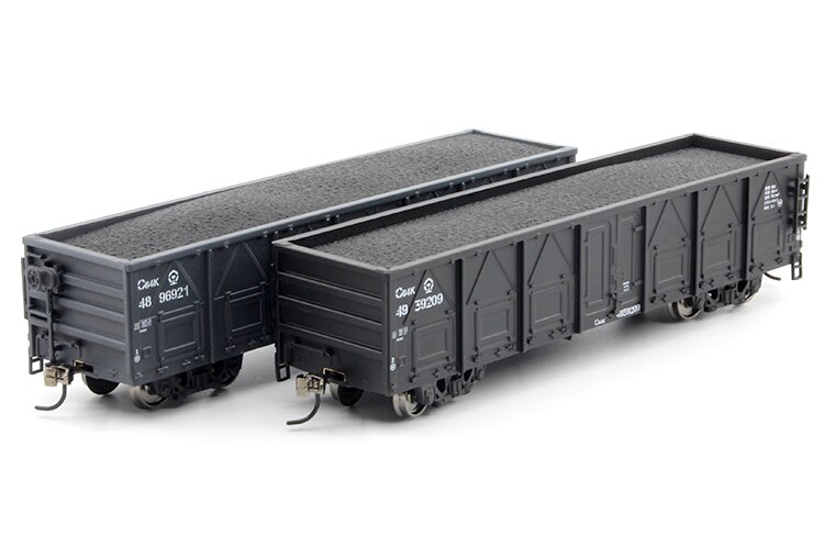 1:87 Ho ratio C64K type Coal carriage Train car model Body number random