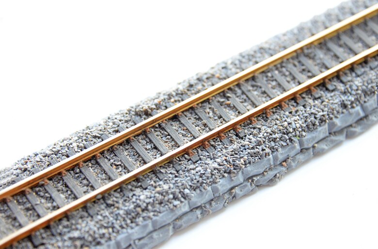 1:87 Ho ratio Train track model Straight track display platform 23.1CM Old version Very good results