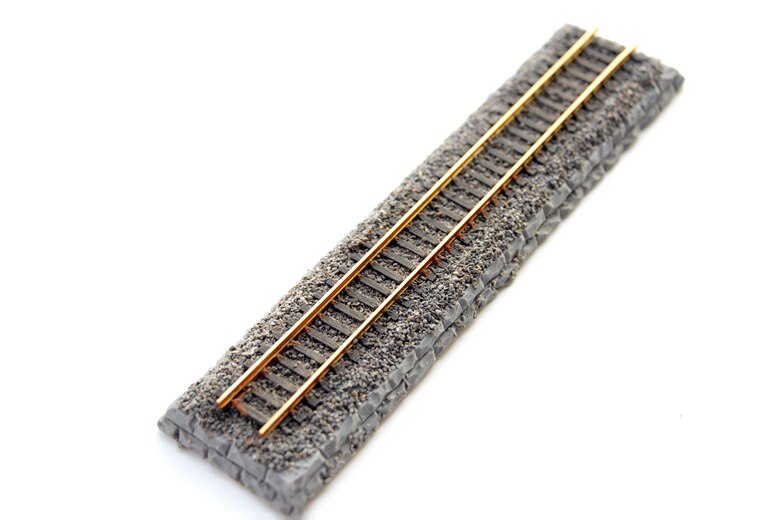 1:87 Ho ratio Train track model Straight track display platform 23.1CM Old version Very good results