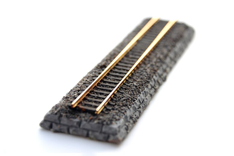 1:87 Ho ratio Train track model Straight track display platform 23.1CM Old version Very good results