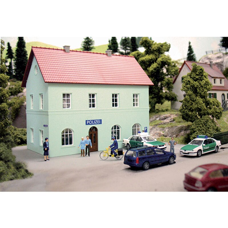 HO ratio 1:87 Germany Train model building Police Station 61836 Sand table building model ABS Assemble