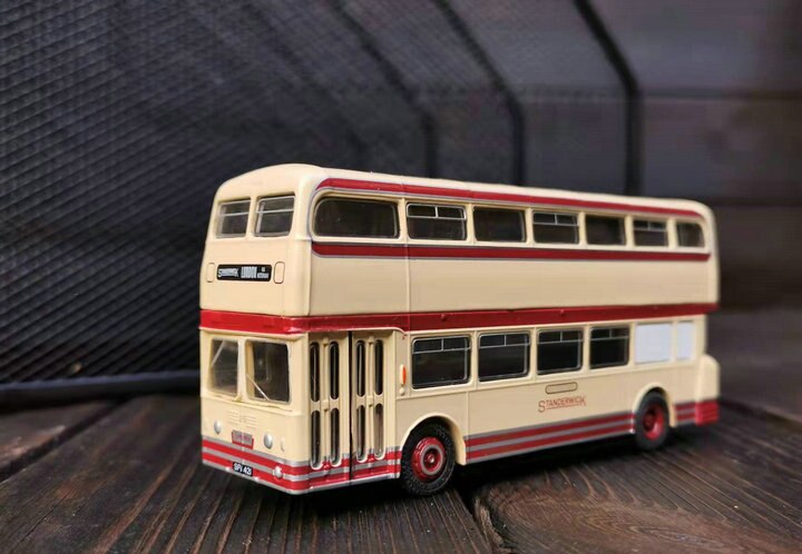 Boxed 1:76 London bus Vintage alloy bus model Boxed 1:76 London bus Vintage alloy bus model