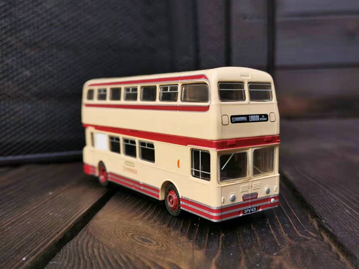 Boxed 1:76 London bus Vintage alloy bus model Boxed 1:76 London bus Vintage alloy bus model
