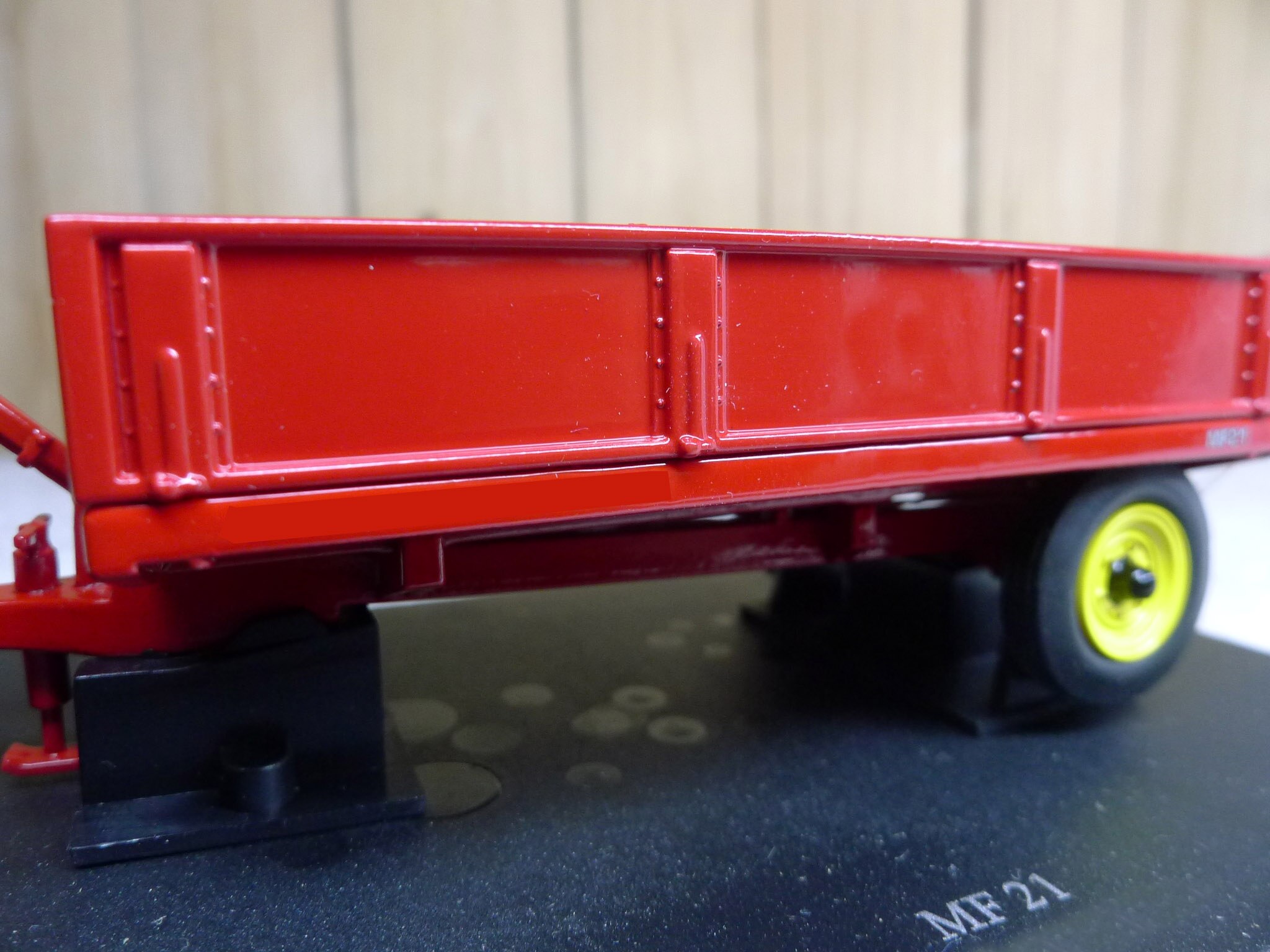 rare 1: 43 mf21 3.5 Tractor Trailer Trailer model Alloy collection model rare 1: 43 mf21 3.5 Tractor Trailer Trailer model Alloy collection model