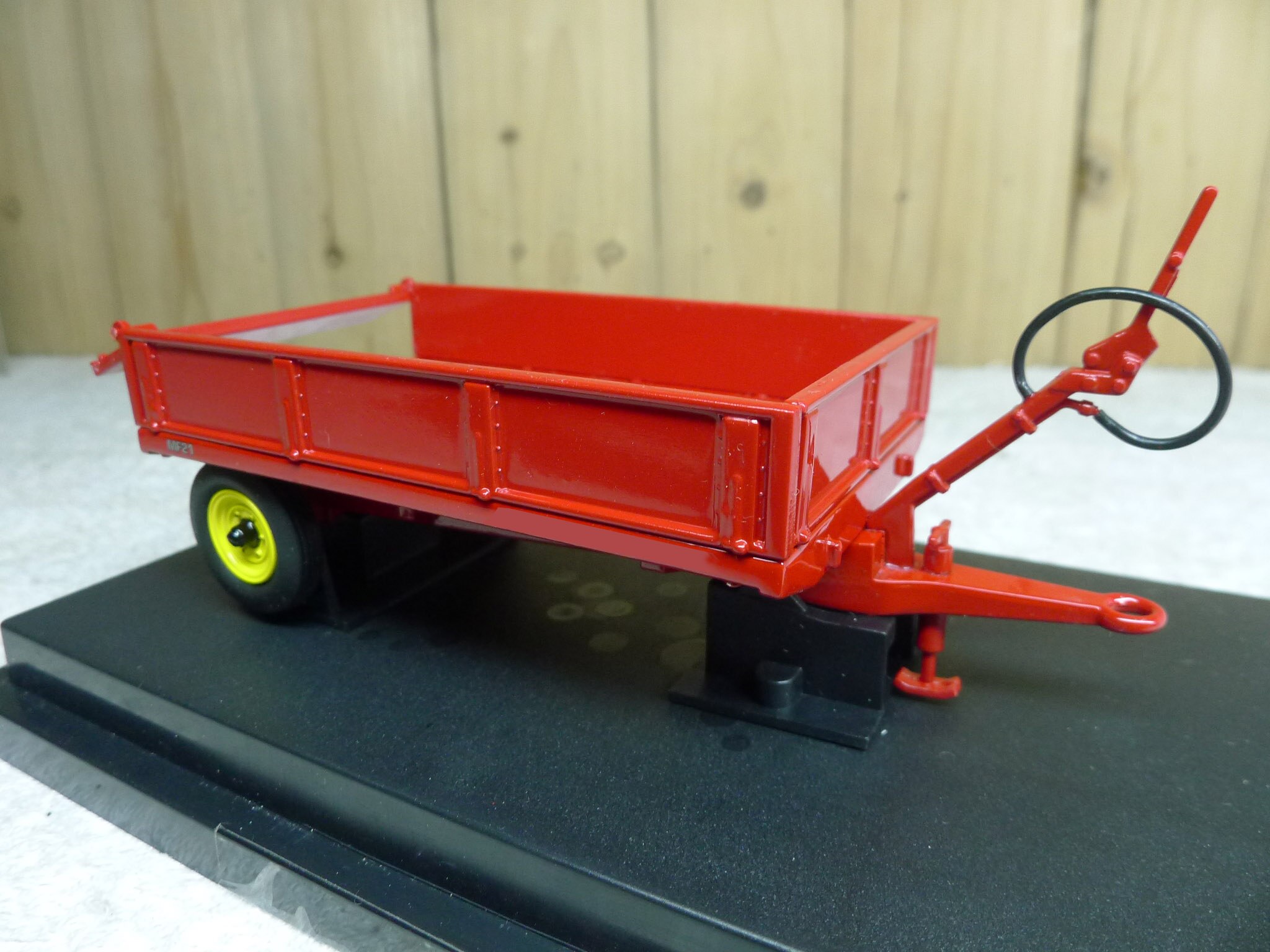 rare 1: 43 mf21 3.5 Tractor Trailer Trailer model Alloy collection model rare 1: 43 mf21 3.5 Tractor Trailer Trailer model Alloy collection model