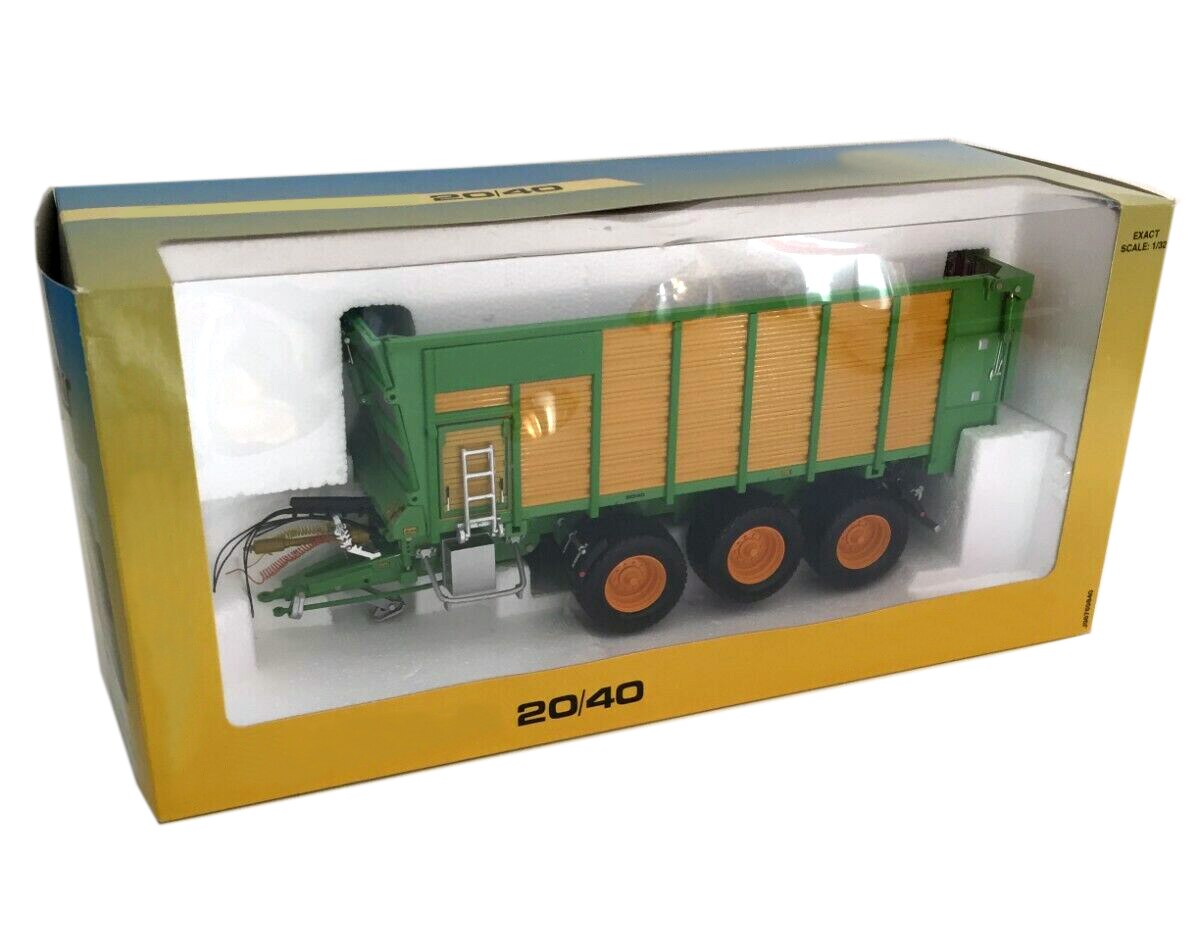 Fine 1 / 32 20 / 40 Trailer bucket model of agricultural machinery Tractor accessories Alloy collection model