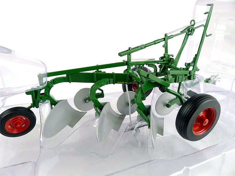 1: 16 alloy plough Tractor parts model Agricultural machinery model Alloy collection model