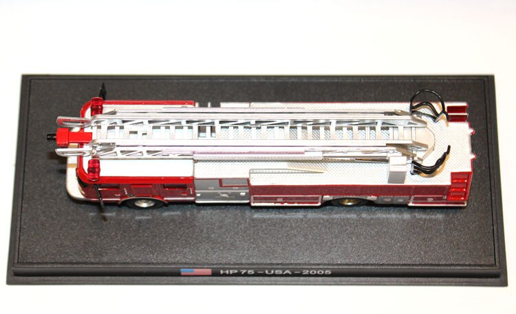 1 / 87 HP75 fire truck USA 2005 Alloy finished product model ornament 1 / 87 HP75 fire truck USA 2005 Alloy finished product model ornament