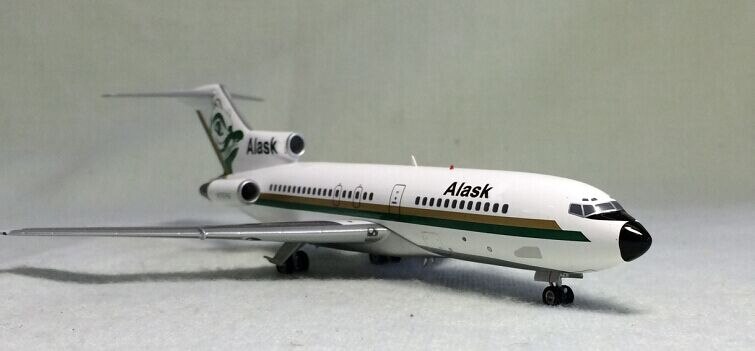 rare fine 1:200 Alaska b727-100 aircraft model n797as Alloy collection model