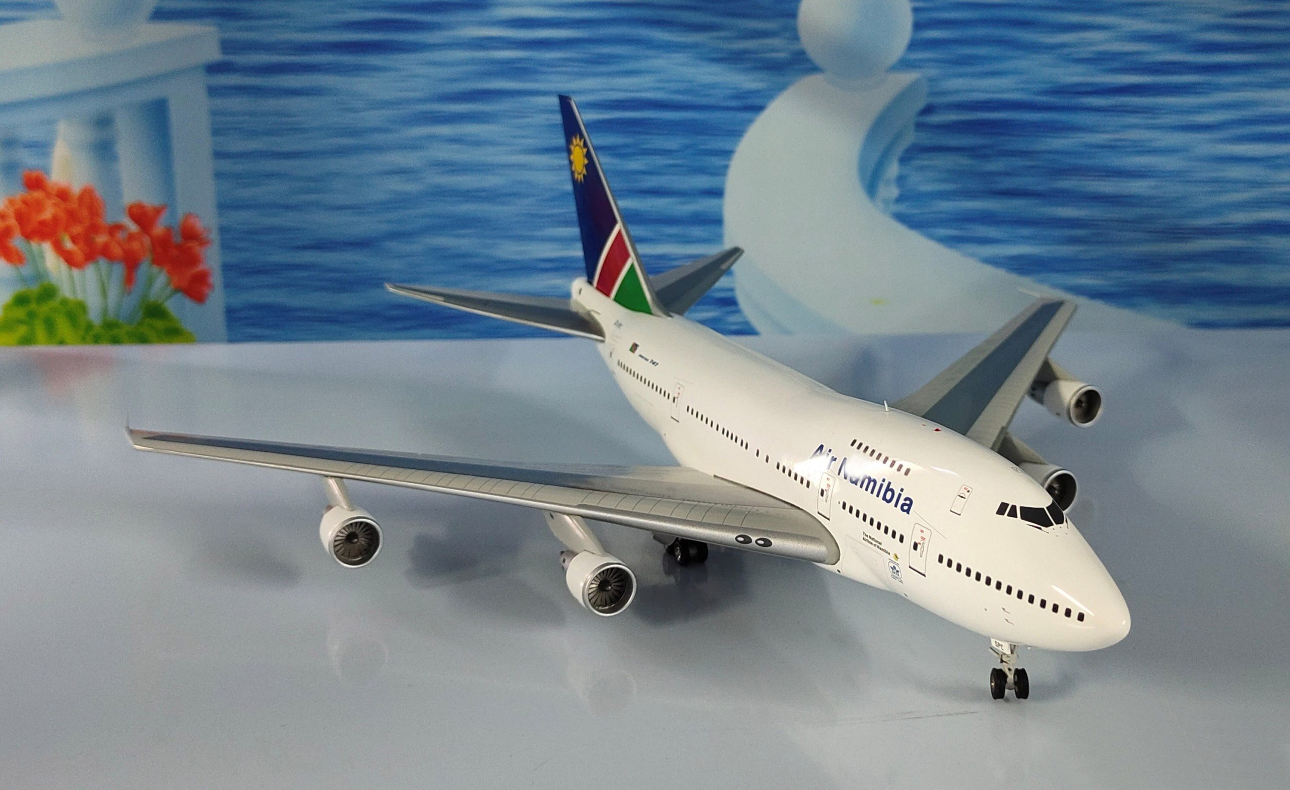 Out of print fine 1:200 Zs-spc model of 747SP alloy airliner in Namibia, Africa Alloy collection model Perfect texture Out of print fine 1:200 Zs-spc model of 747SP alloy airliner in Namibia, Africa Alloy collection model Perfect texture