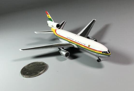 rare 1:500 Ghana dc-10-30 9g-ana aircraft model Alloy collection model