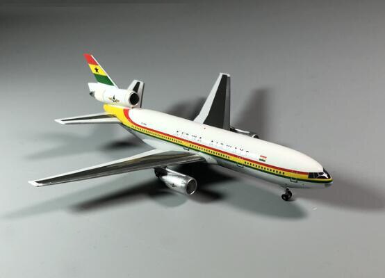 rare 1:500 Ghana dc-10-30 9g-ana aircraft model Alloy collection model
