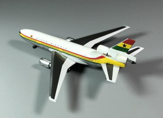 rare 1:500 Ghana dc-10-30 9g-ana aircraft model Alloy collection model