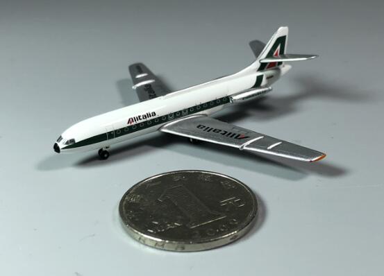rare 1:500 Italian se-210 aircraft model i-daba Alloy collection model rare 1:500 Italian se-210 aircraft model i-daba Alloy collection model