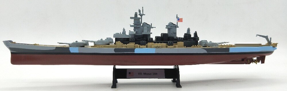 Super value fine rare 1:1000 America Navy USS Missouri BB63 Alloy Collection Warship Model Finished ornaments