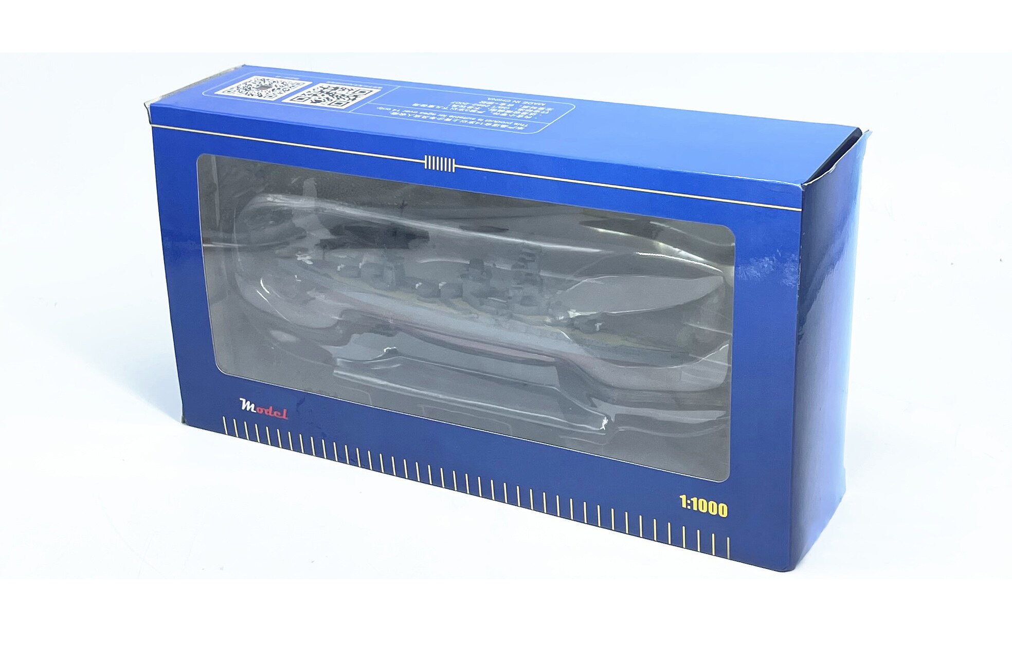 Rare 1:1000 Japanese Navy Hyuga battleship Warship model Alloy hull Static simulation pendulum