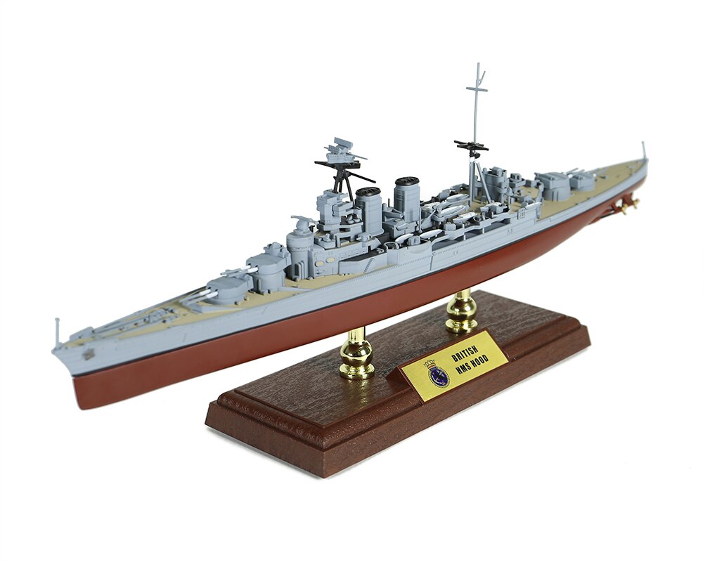 fine 1:700 World War II Royal Navy Battlecruiser hood Simulation product Alloy collection model