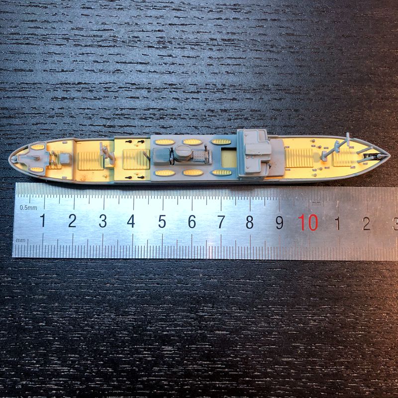 1: 1250 German Navy Atlantis cruiser model Finished alloy ship model